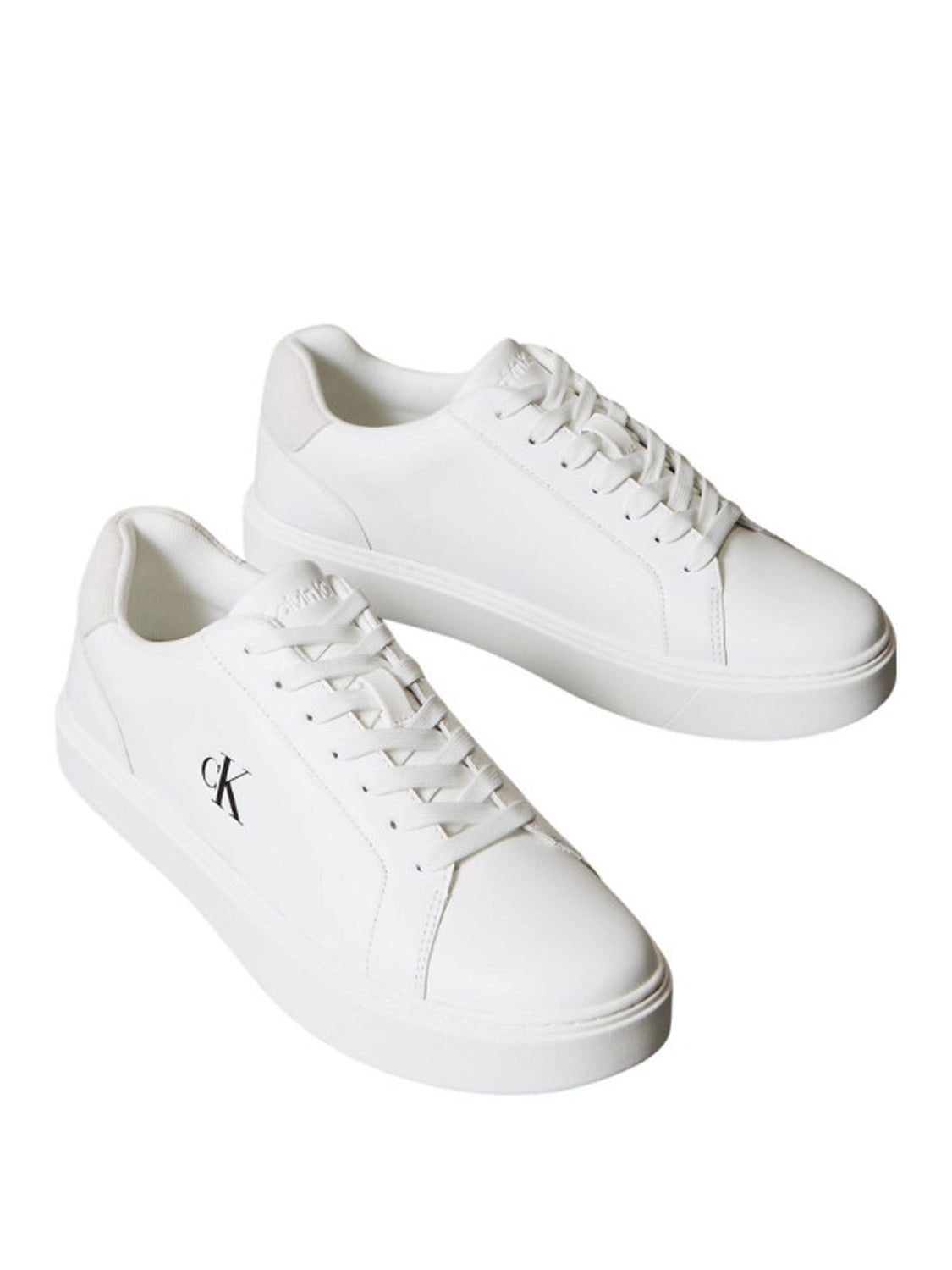 CALVIN CALZATURE Calvin Klein Sneakers Classic Cupsole Laceup Lth Bianco Triple Bright White
