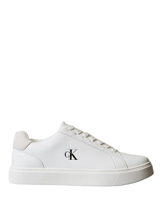 CALVIN CALZATURE Calvin Klein Sneakers Classic Cupsole Laceup Lth Bianco Triple Bright White