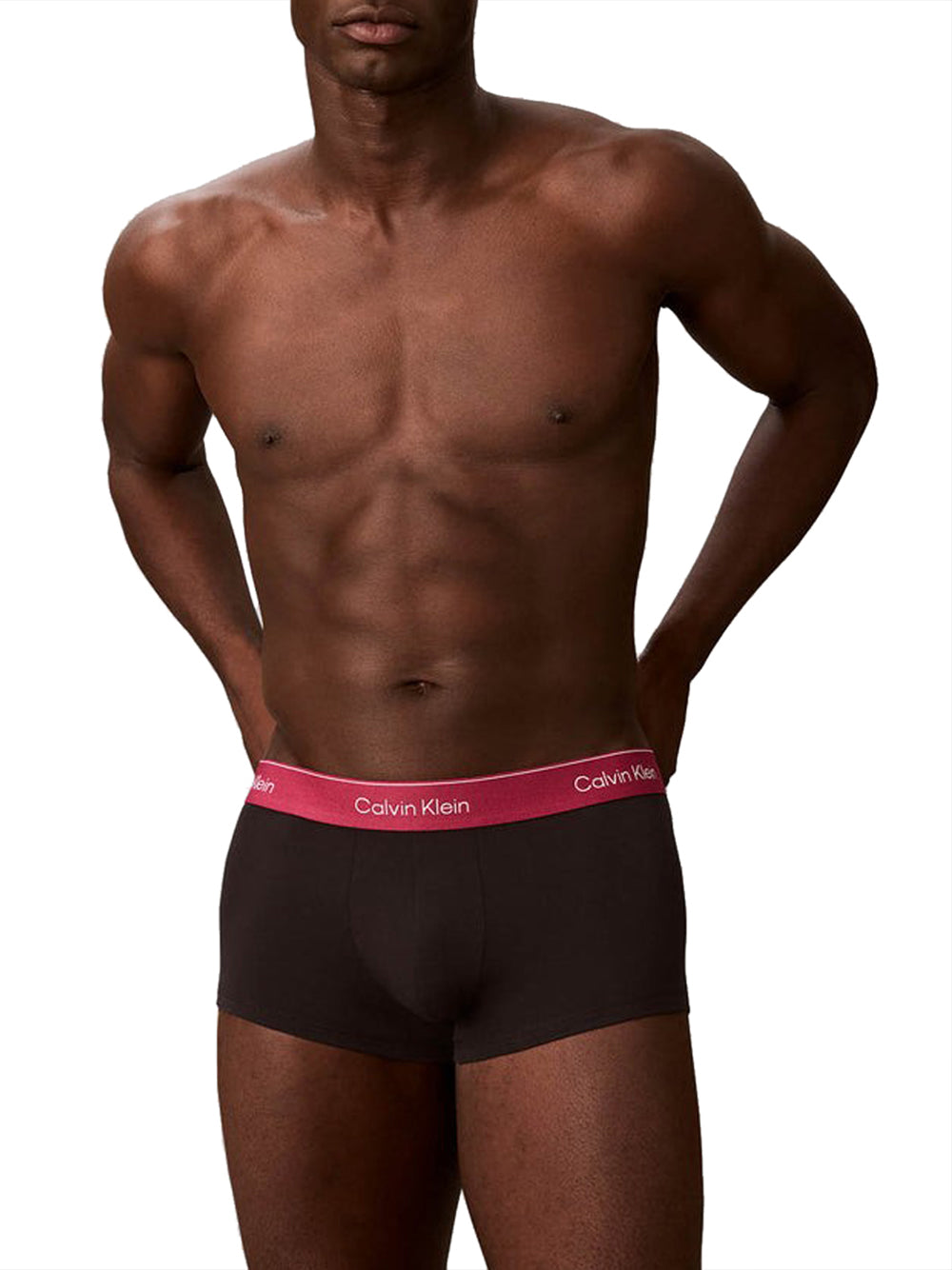 Calvin Klein Boxer Low Rise Trunk 3Pk Calvin Klein - Nero Black Bodies W/ Poseidon Blue