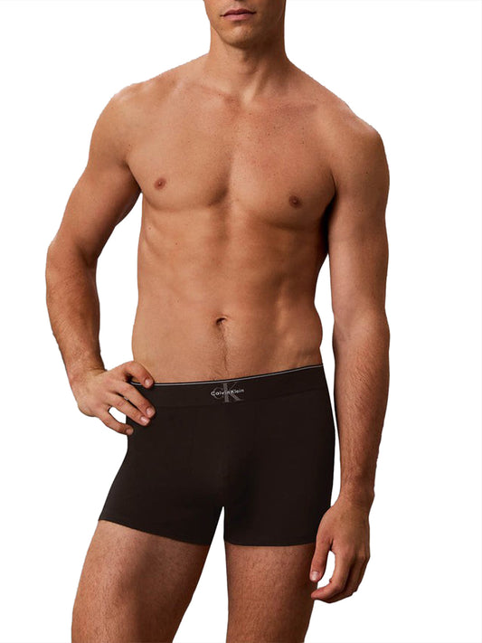 Calvin Klein Boxer Icon Cotton Stretch Graphic - Nero/Grigio Black Bodies W/ Granite Gray/