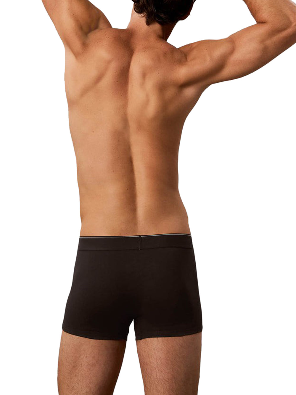 Calvin Klein Boxer Icon Cotton Stretch Graphic - Nero/Grigio Black Bodies W/ Granite Gray/