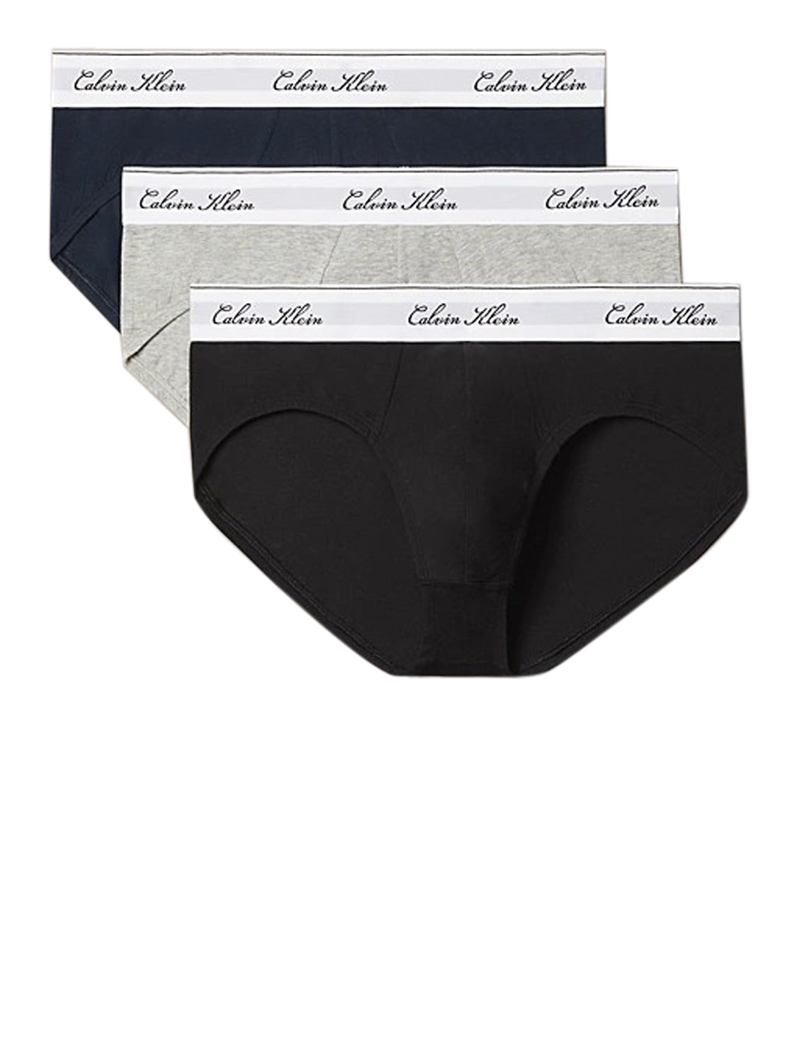 Calvin Klein Slip Icon Cotton Calvin Klein - black/grey heather/dark sapphire Black/Grey Heather/Dark Sapph