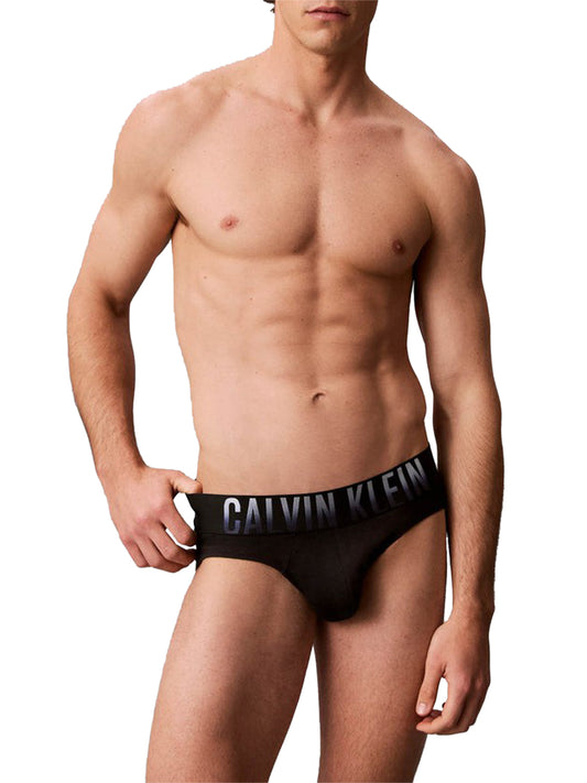 Calvin Klein Slip 3Pk Intense Power Cotton Stretch Calvin Klein - Blck Bdies W Pln Air Drk Sphi Blck Bdies W Pln Air Drk Sphi