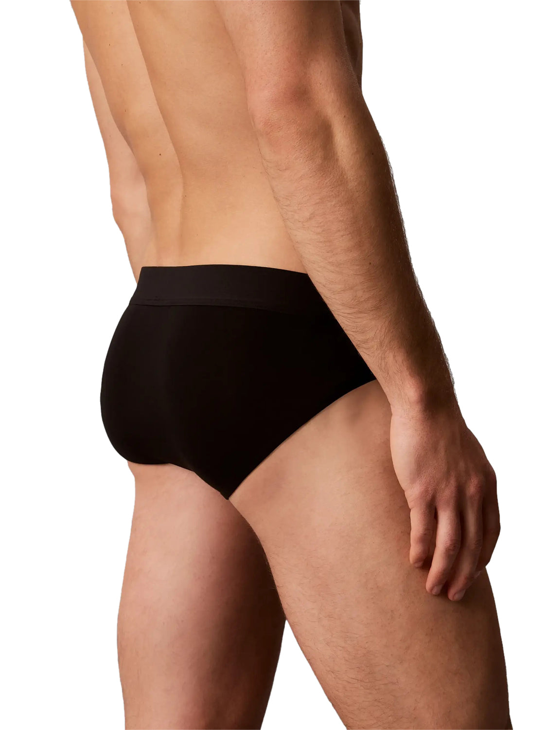 Calvin Klein Slip 3pK Ultra Soft Cotton - Nero BLACK