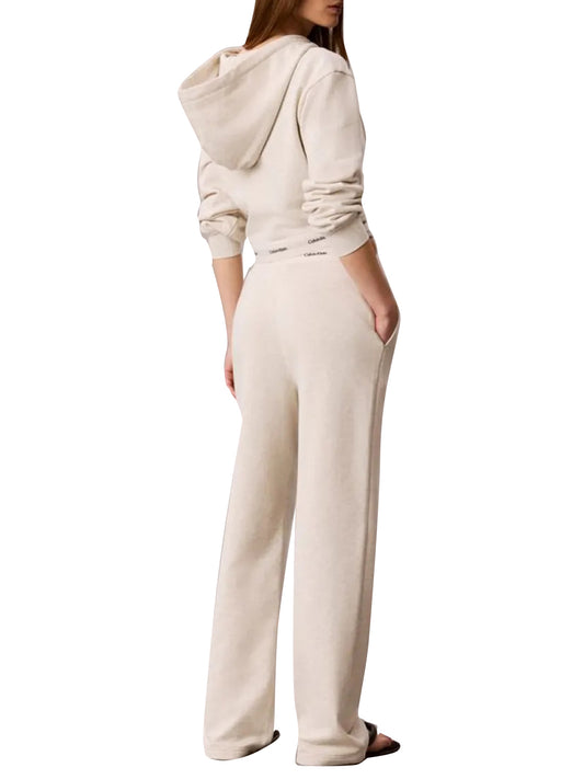 CALVIN2 1USCITA Pantaloni Da Jogging A Gamba Larga Calvin Klein - Vaniglia VANILLA