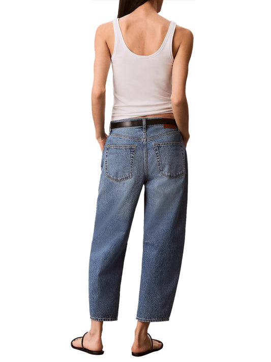 CALVIN2 1USCITA Jeans Barrel Cropped Calvin Klein - Denim DENIM