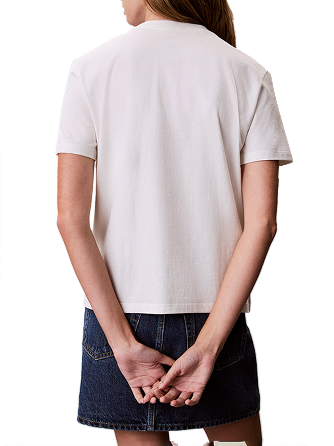 CALVIN2 1USCITA T-Shirt Graphic Tees Calvin Klein - Bianco/Tofu Bianco