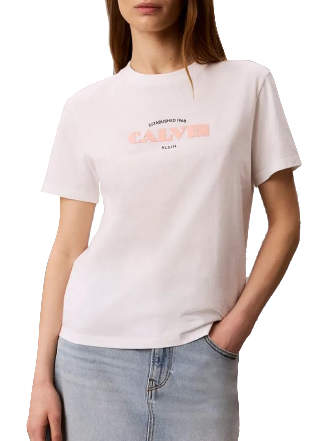CALVIN2 1USCITA T-Shirt Graphic Tees Calvin Klein - Bianco Bianco