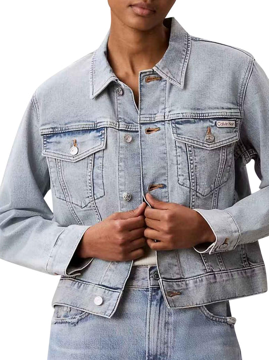 CALVIN2 1USCITA Giacca Di Jeans Calvin Klein - Denim DENIM