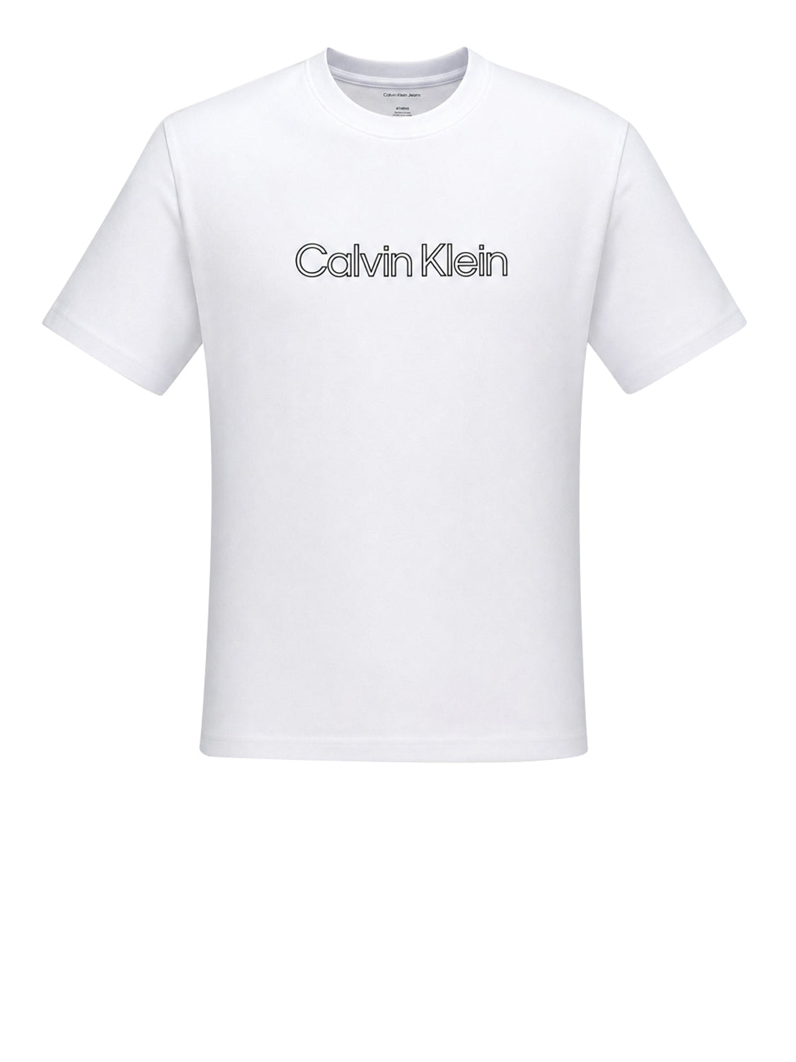 CALVIN2 1USCITA T-Shirt Graphic Tees Calvin Klein - Bianco Bright White