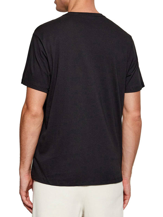 CALVIN2 1USCITA T-Shirt 30S Micro Monolog Calvin Klein - Nero BLACK