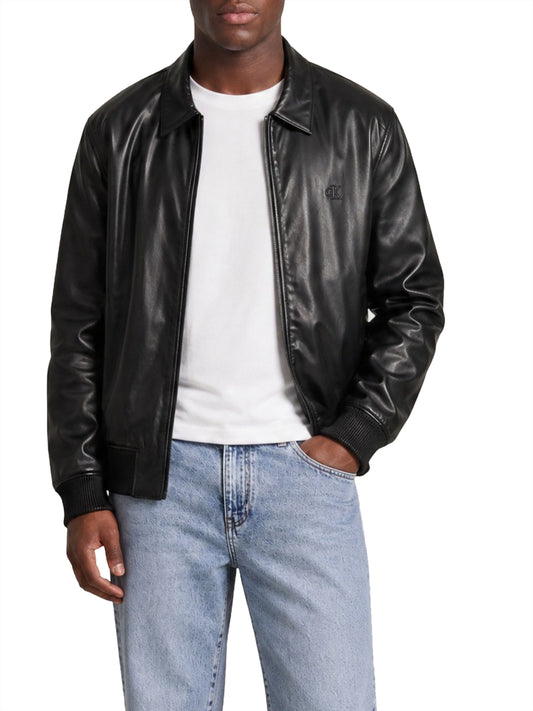 CALVIN2 1USCITA Calvin Klein Giubbotto Monogramma Nero BLACK