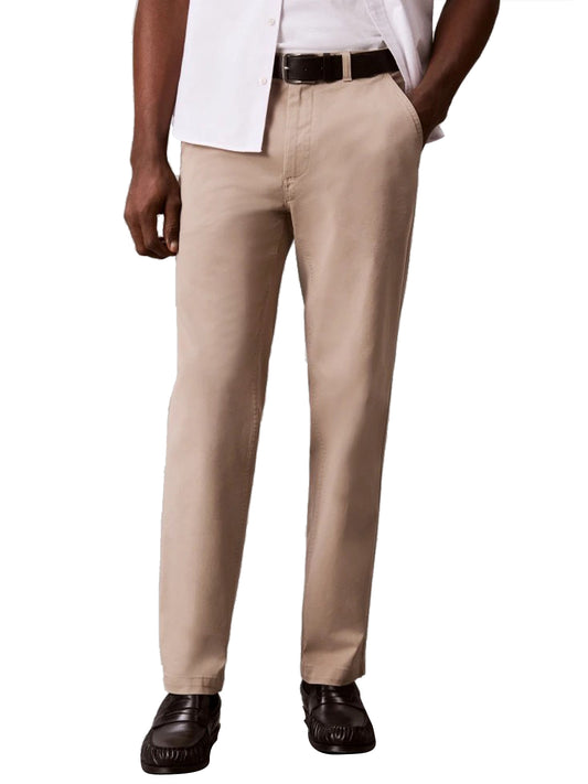 CALVIN2 1USCITA Pantalone Casual In Cotone Calvin Klein - Khaki KHAKI