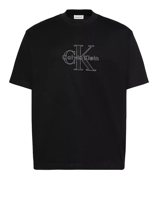 CALVIN2 1USCITA Calvin Klein T-Shirt Graphic Tees - Nero BLACK