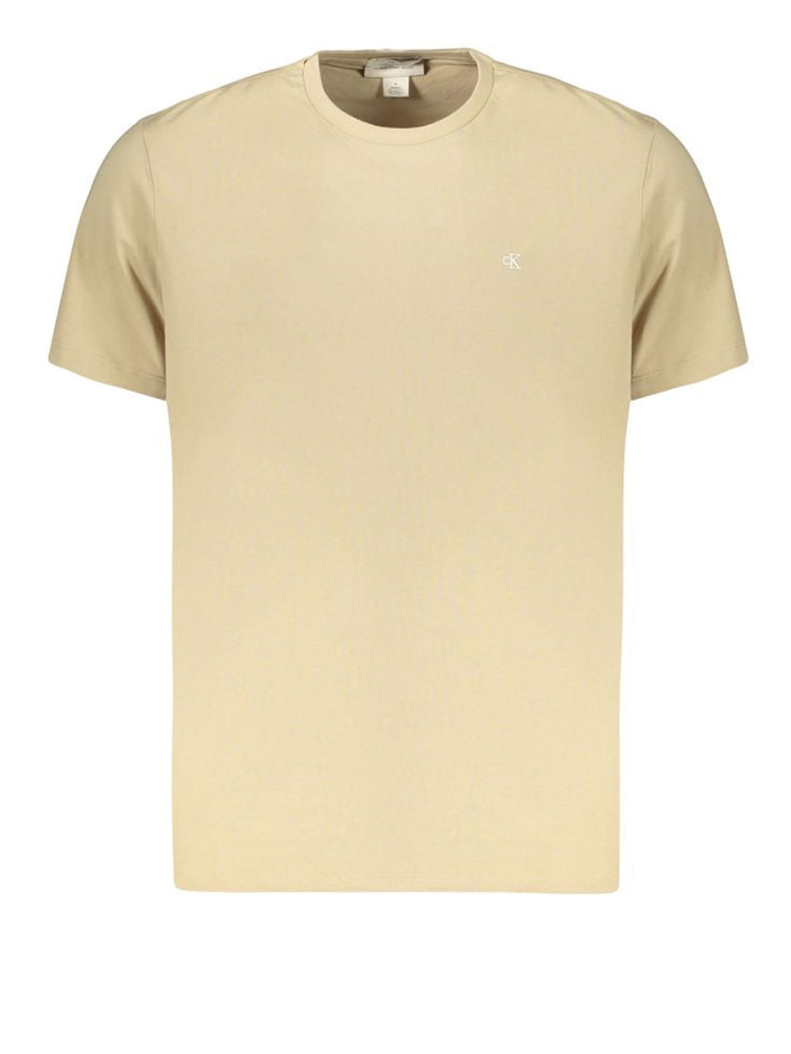 CALVIN2 1USCITA Calvin Klein T-Shirt In Tinta Unita - Sabbia White Pepper