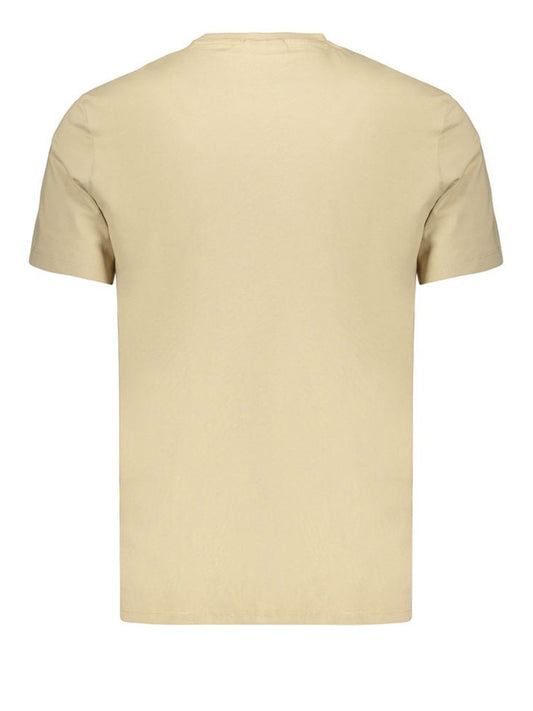 CALVIN2 1USCITA Calvin Klein T-Shirt In Tinta Unita - Sabbia White Pepper