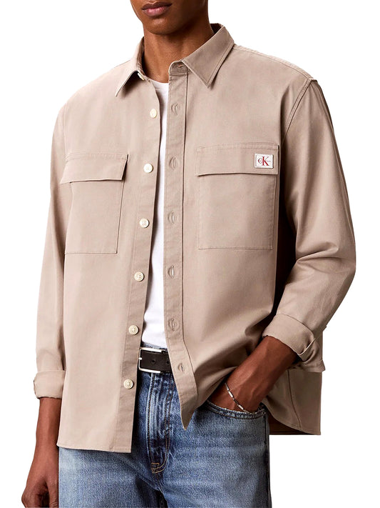 CALVIN2 1USCITA Camicia Casual Calvin Klein - Khaki KHAKI