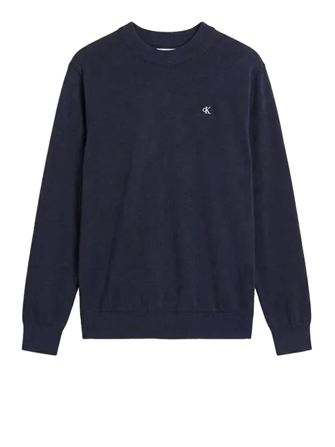 CALVIN2 2USCITA Maglione Girocollo In Cotone Liscio Calvin Klein - Dark Sapphire Dark sapphire