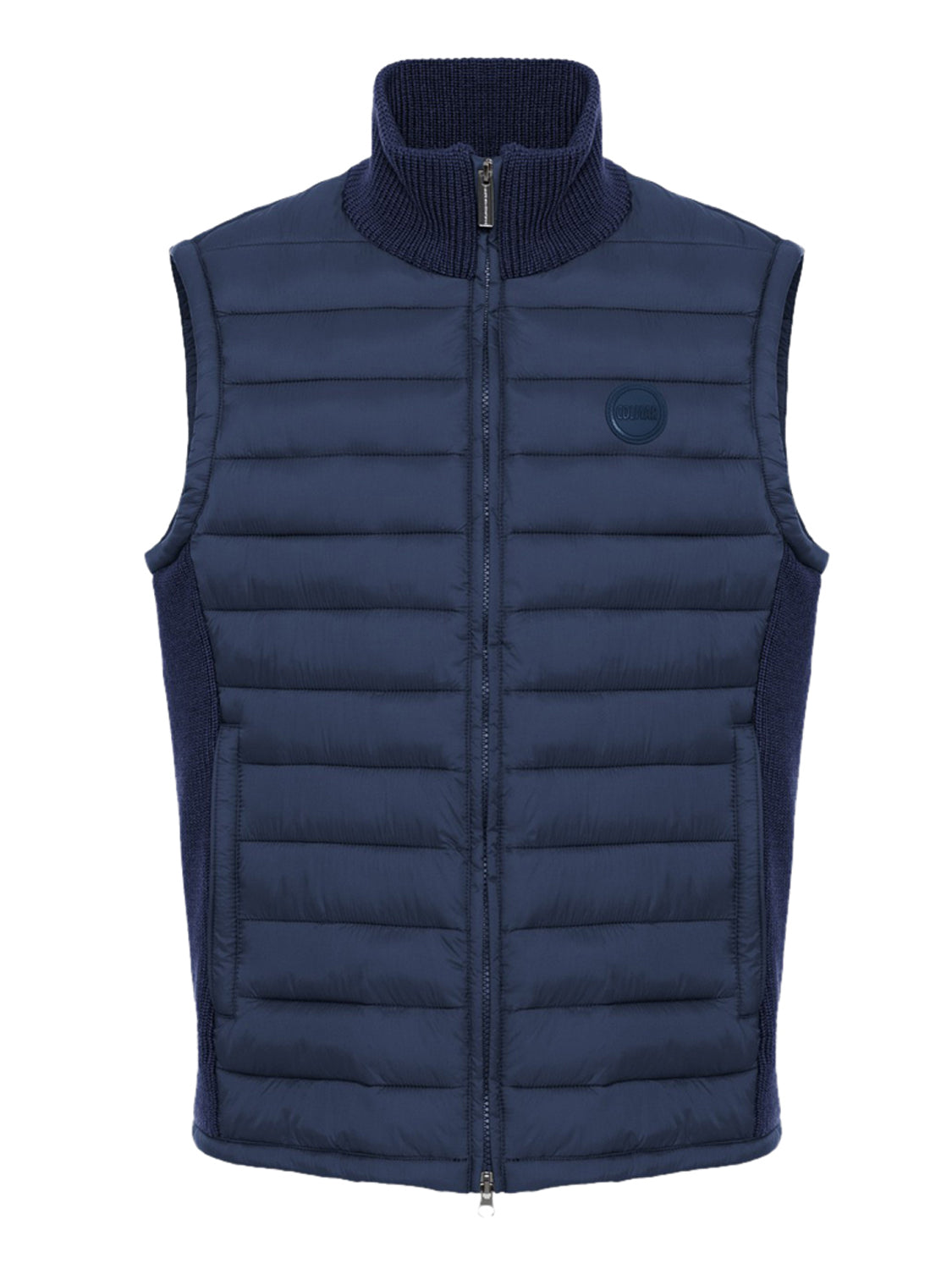 Colmar Gilet Con Inserti In Maglia Colmar - Blu Navy Blue