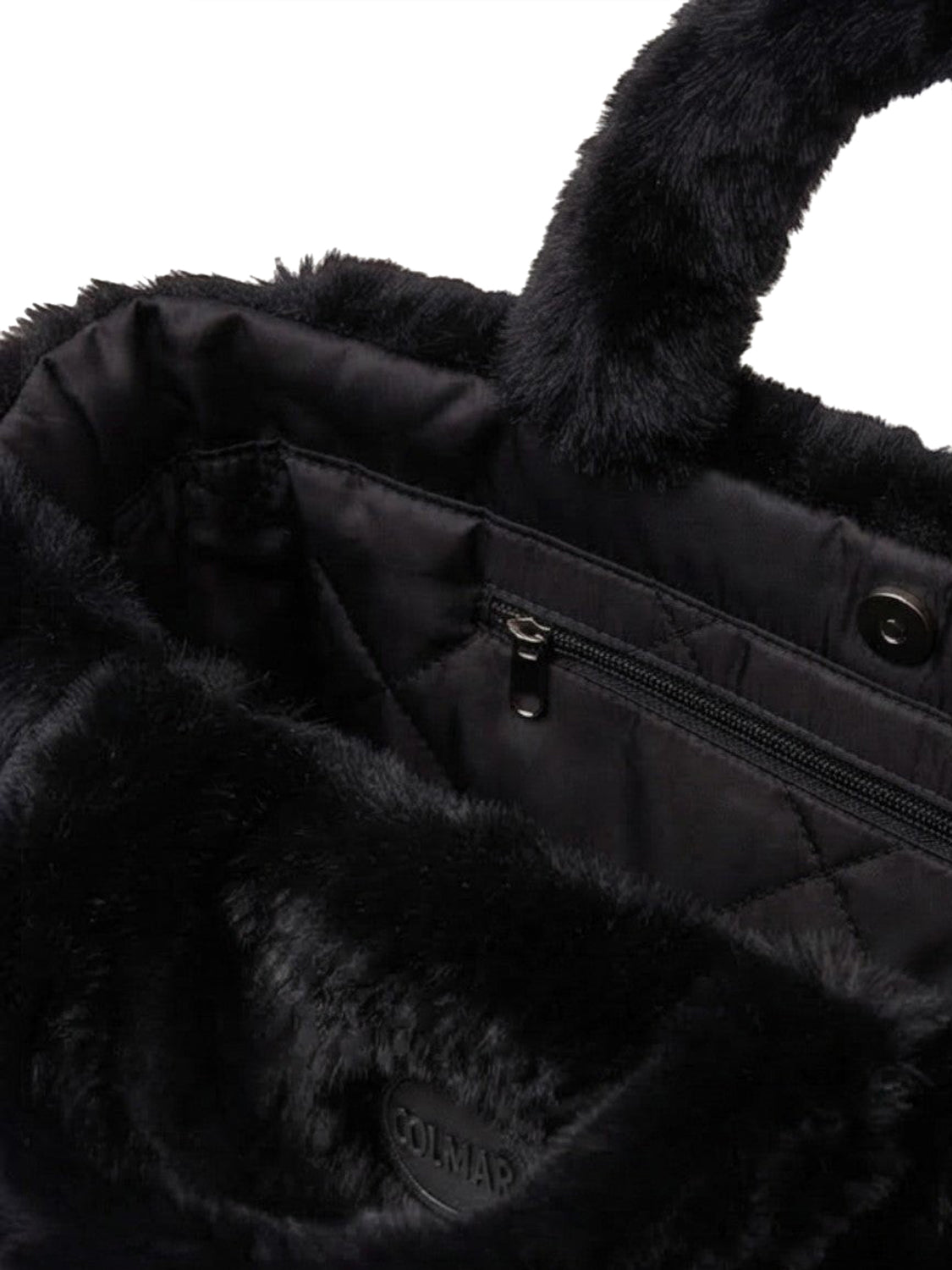 Colmar Borsa Tote In Pelliccia Sintetica Colmar - Nero Nero