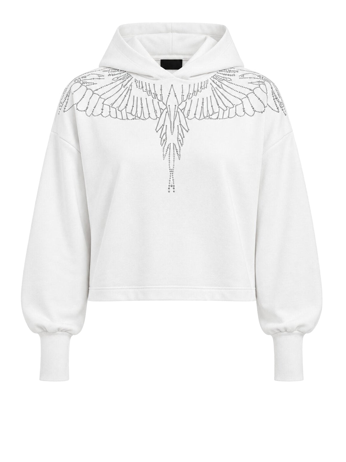 COUNTY OF MILAN Felpa Marcelo Burlon Bianco Bianco
