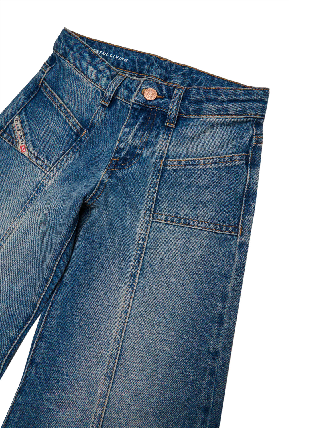 DIESEL Jeans Flare D-Pam-J Diesel - Denim DENIM
