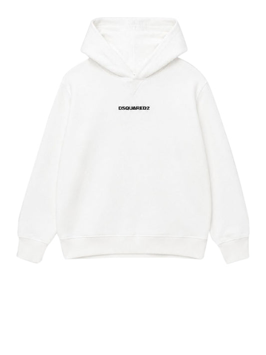 Dsquared Felpa Junior D2S999U Slouch Fit Dsquared2 - Bianco WHITE