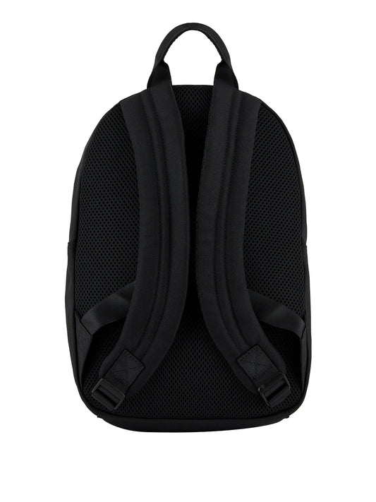 EA7 Ea7 Zaino Round Nero Black White Logo