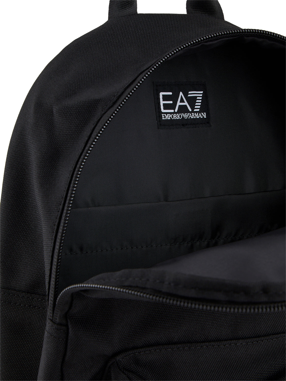 EA7 Ea7 Zaino Round Nero Black White Logo