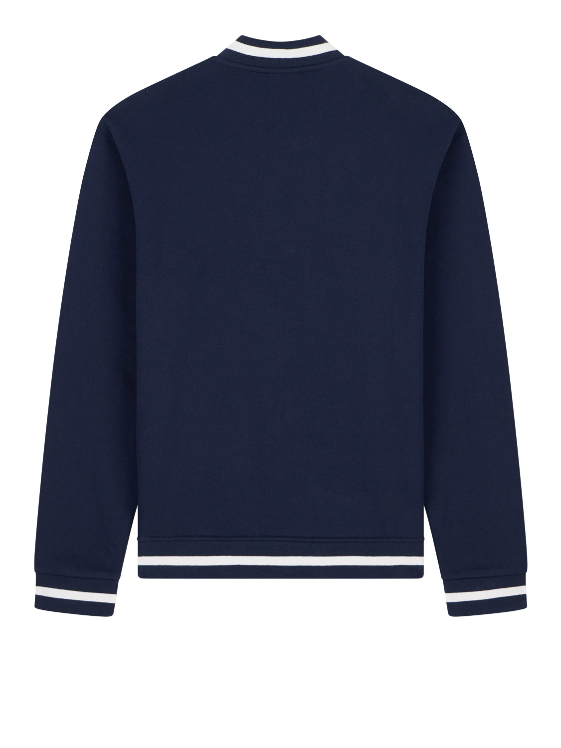 EA7 Felpa Ea7 Core Identity in cotone con collo baseball - Navy Armani Blue