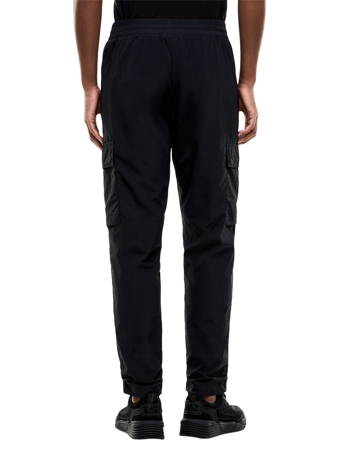 EA7 Pantaloni Ea7 cargo Core Identity con vestibilità regular - Nero BLACK