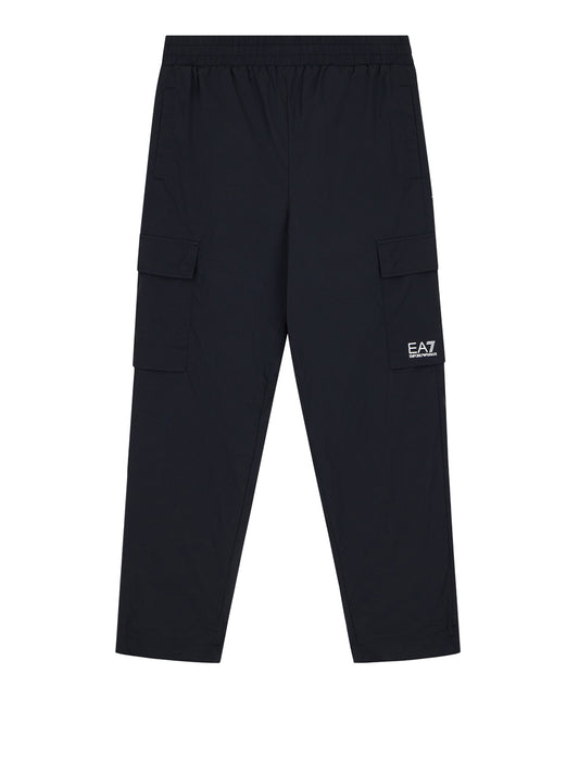 EA7 Pantaloni Ea7 cargo Core Identity con vestibilità regular - Nero BLACK