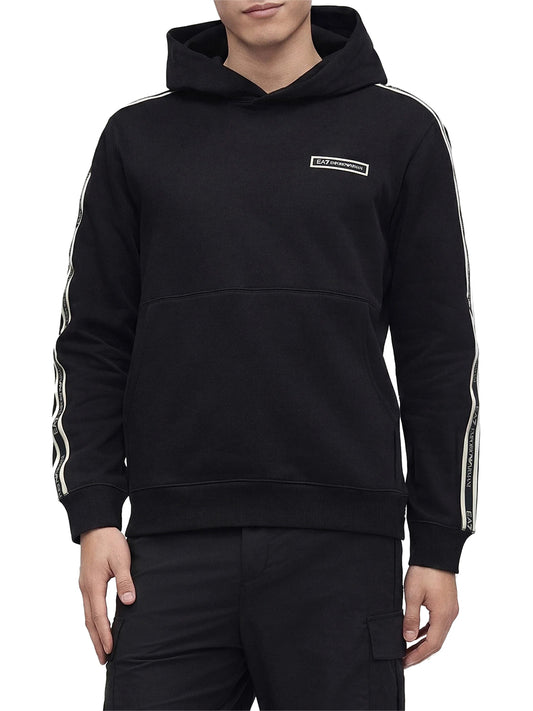 EA7 Ea7 Felpa Logo Frontale Nero BLACK