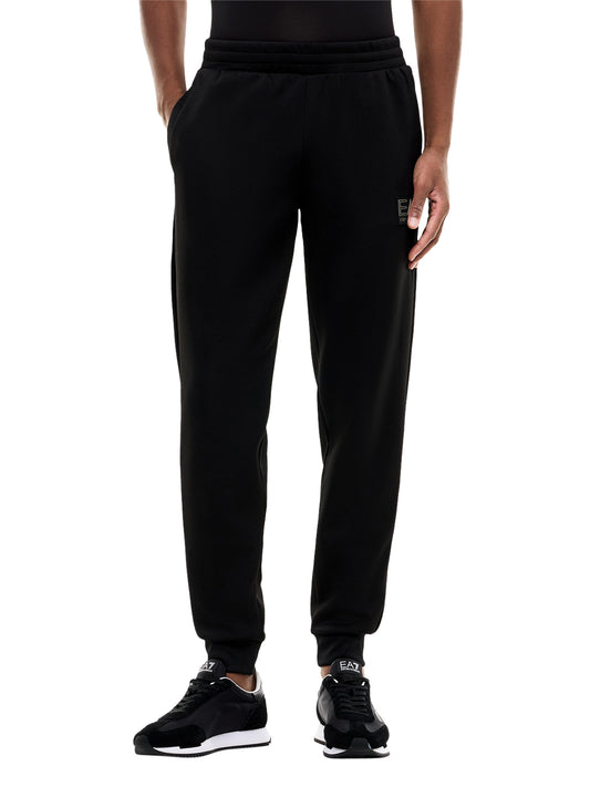 EA7 Pantaloni Ea7 Premium Label slim fit in jersey - Nero BLACK