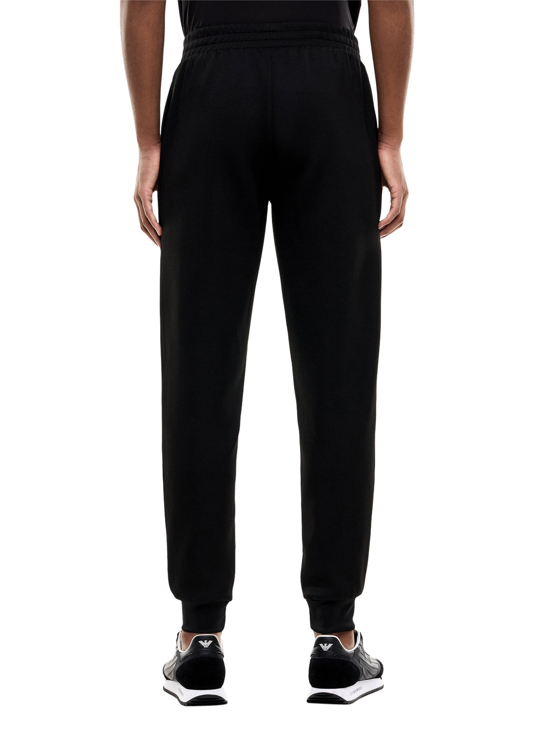 EA7 Pantaloni Ea7 Premium Label slim fit in jersey - Nero BLACK