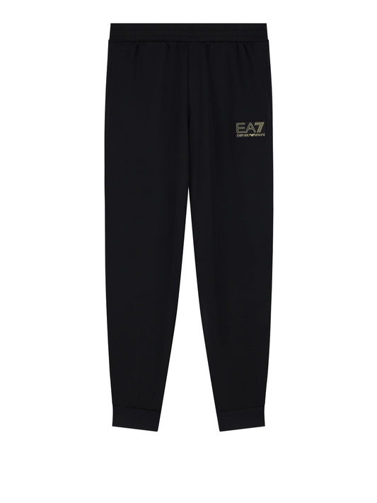 EA7 Pantaloni Ea7 Premium Label slim fit in jersey - Nero BLACK