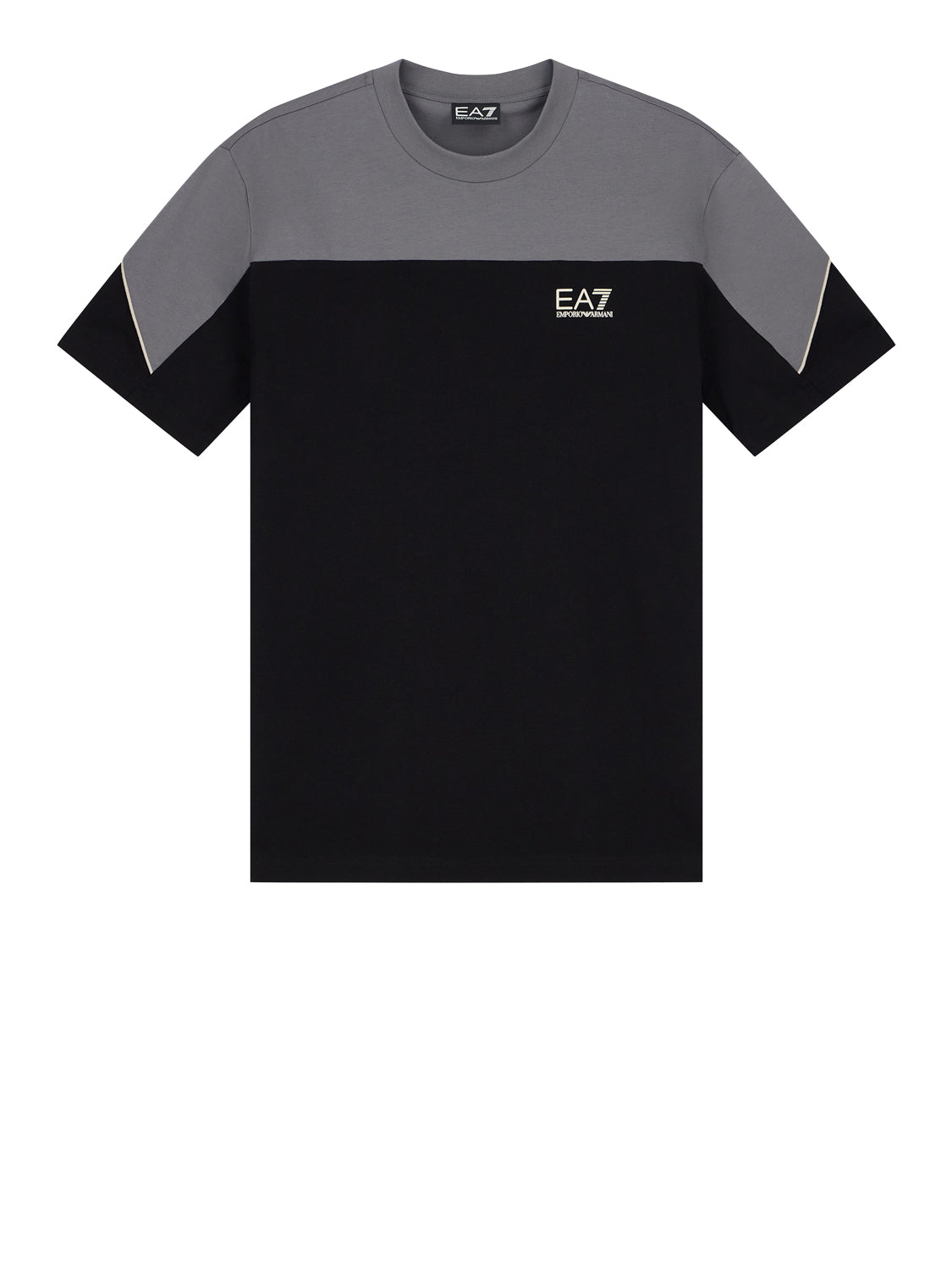 EA7 T-shirt Ea7 vestibilità regolare jersey di cotone - Nero Black Beauty