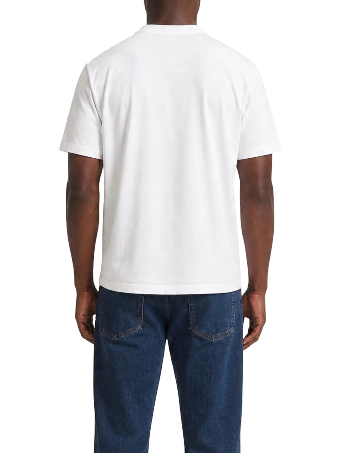 EA7 T-shirt Ea7 Visibility in jersey di cotone - Bianco WHITE/BLACK
