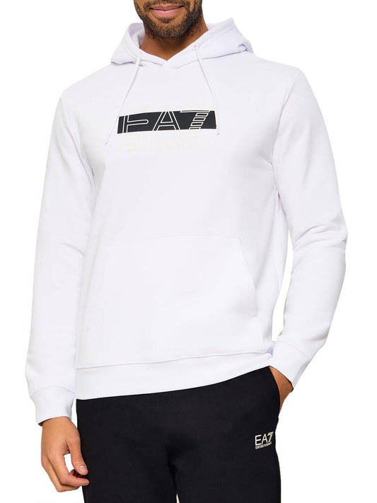 Ea7 Felpa 7M002426 EA7 Emporio Armani - Bianco WHITE/BLACK