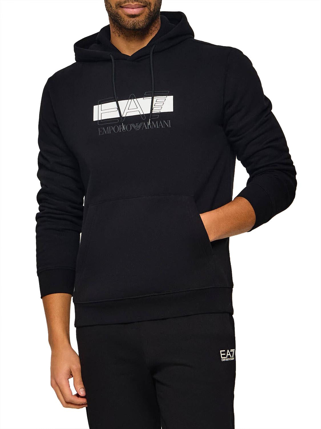 Ea7 Felpa 7M002426 EA7 Emporio Armani - Nero BLACK/WHITE