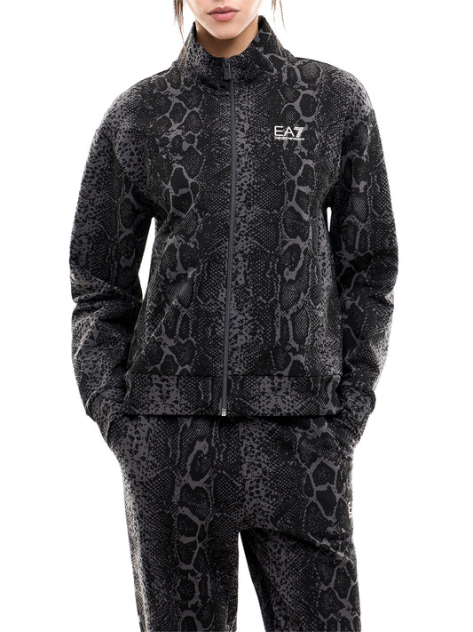 EA7 Felpa Graphic In Jersey Di Cotone EA7 - Fancy Asphalt Fancy Asphalt