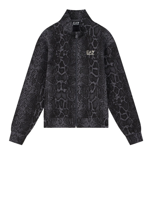 EA7 Felpa Graphic In Jersey Di Cotone EA7 - Fancy Asphalt Fancy Asphalt