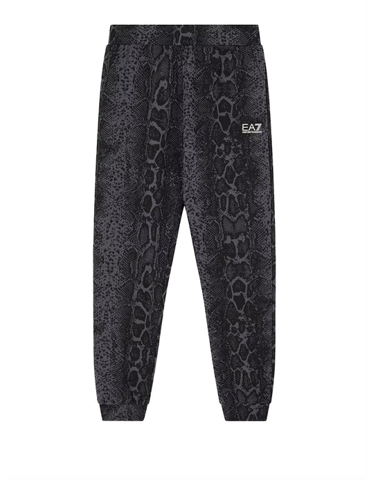Pantaloni Graphic Series Regular In Jersey Di Cotone EA7 - Fancy Asphalt