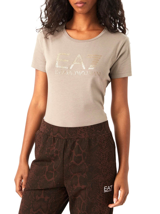 EA7 Tshirt In Jersey Cotone EA7 - Cinder Cinder