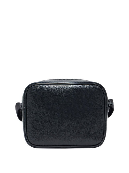 EA7 Borsa a tracolla Ea7 con logo in rilievo e tracolla regolabile - Nero BLACK