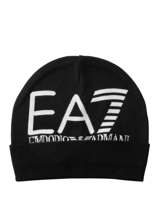 Ea7 Cappello Ea7 Logo Frontale Nero BLACK/WHITE