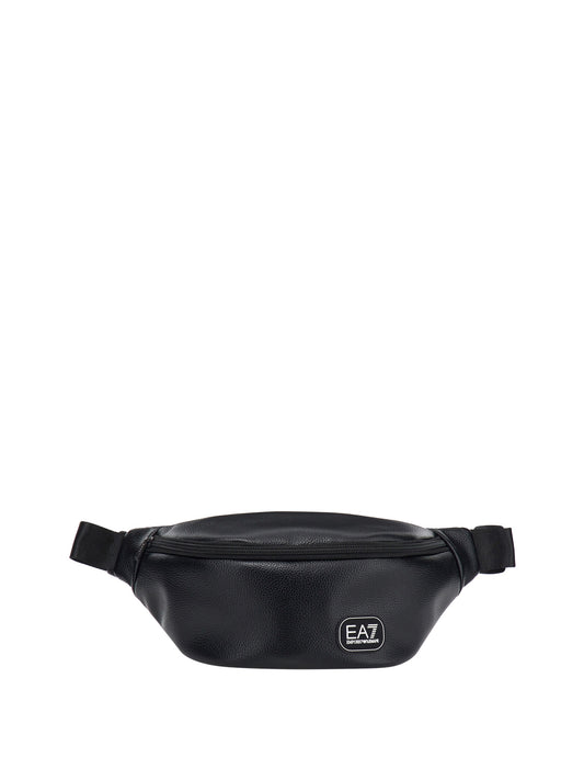 EA7 Marsupio Ea7 con logo a contrasto e tracolla regolabile Nero BLACK