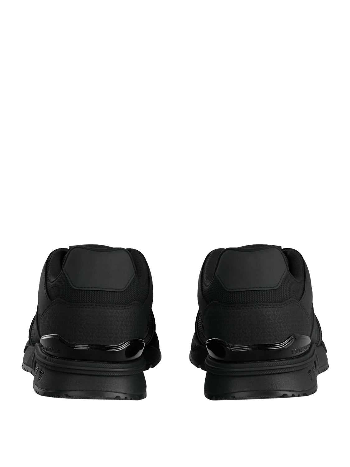 EA7 Ea7 Sneaker Logo Impresso Nero Triple Black