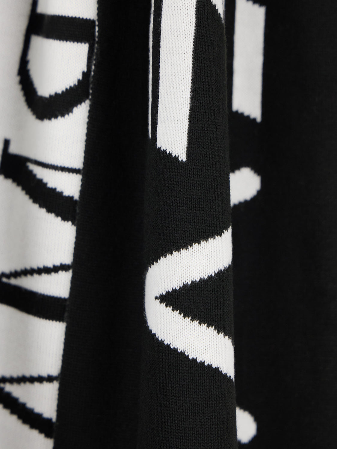 Ea7 Sciarpa Ea7 Logo Frontale Nero BLACK/WHITE