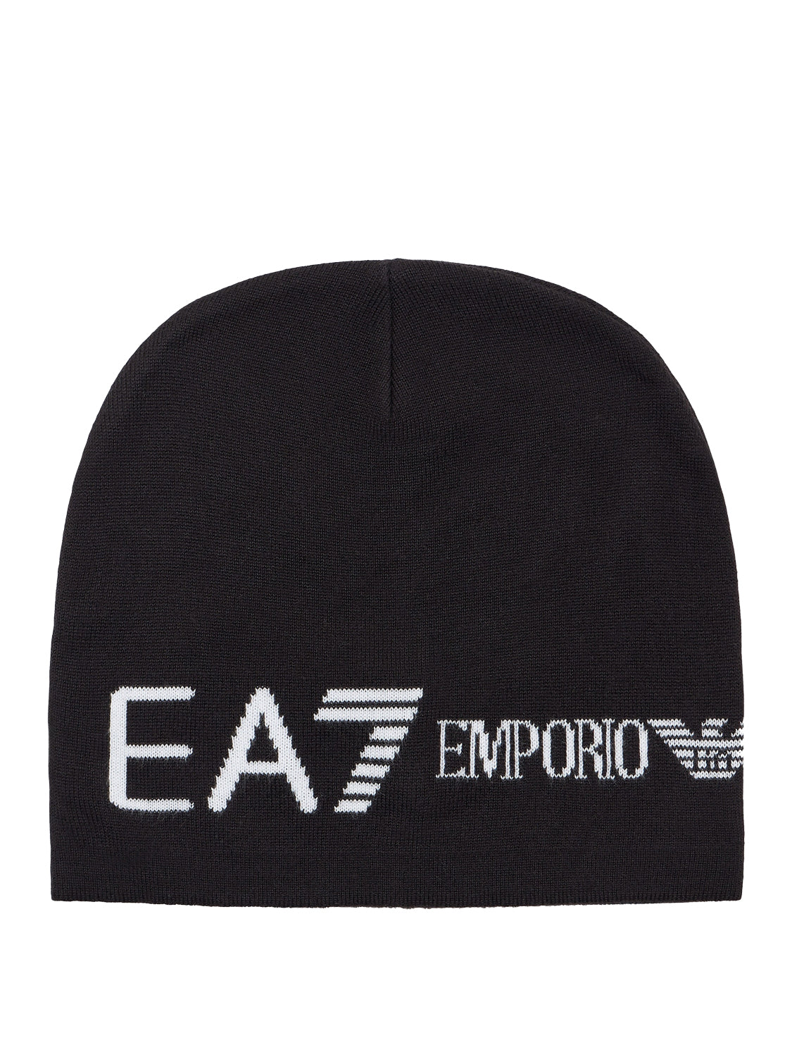 EA7 Berretto Ea7 Logo Frontale Nero BLACK/WHITE